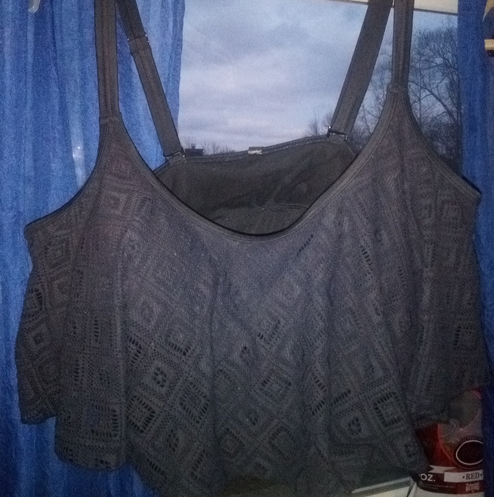 high waisted bathing suit top from torrid.